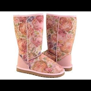 UGG ‘romantic’ floral tall boots